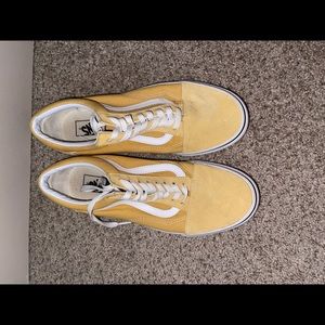 2 Tone Yellow Vans